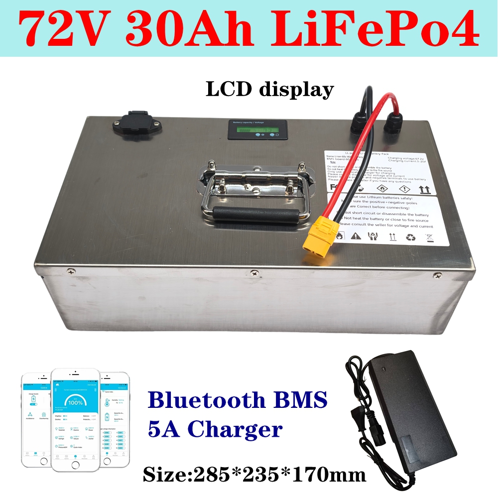 72V 30Ah Lifepo4 Battery Pack - Verbeterde 72V 30Ah 20Ah Lifepo4 accu