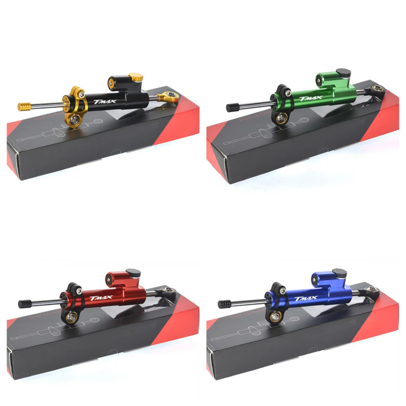 Steering Damper Stabilizer Kit Cnc - VOOR YAMAHA T-MAX TMAX 500/530 2001