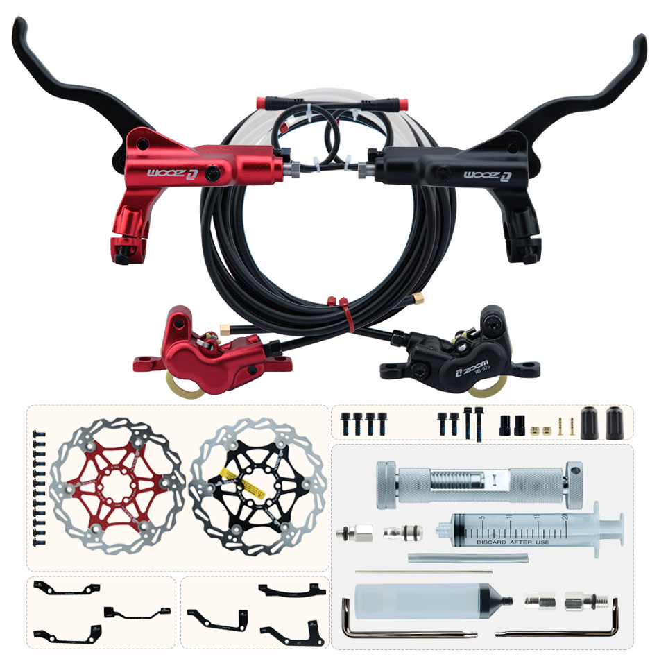 Zoom Hydraulic Brake 4 Piston E-Scooter - Zoom HB-876E 4-zuiger Schijf Hydraulische Rem
