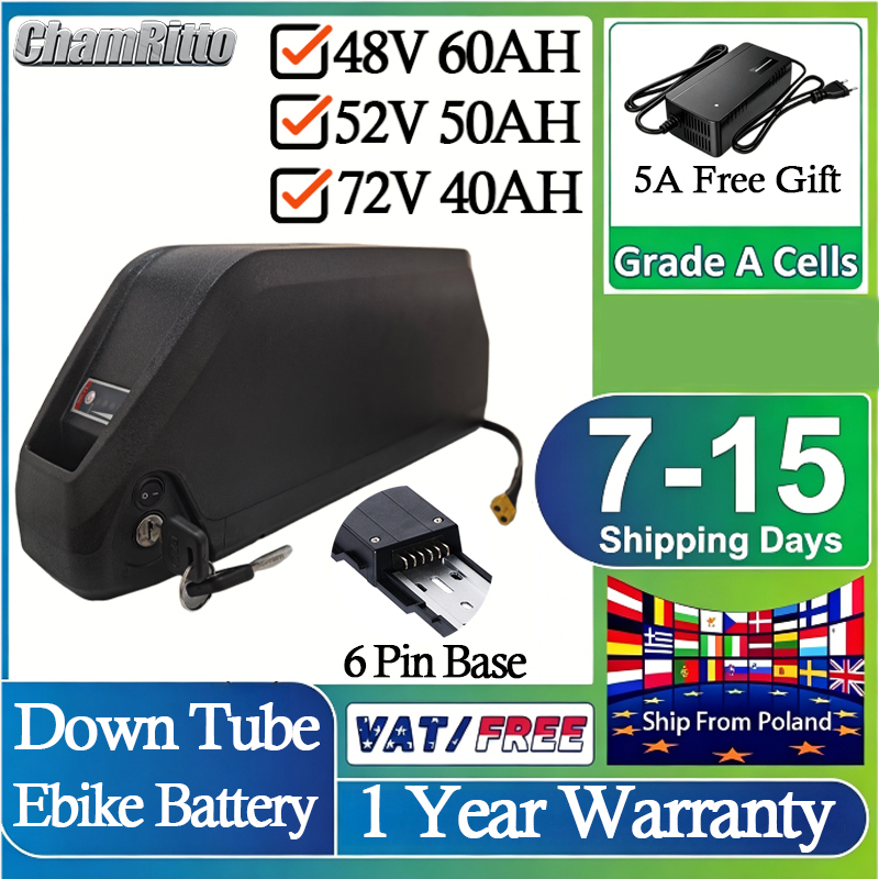 60V 30Ah 21700 Battery Pack - 52V 50AH E-bike accu 21700 72V