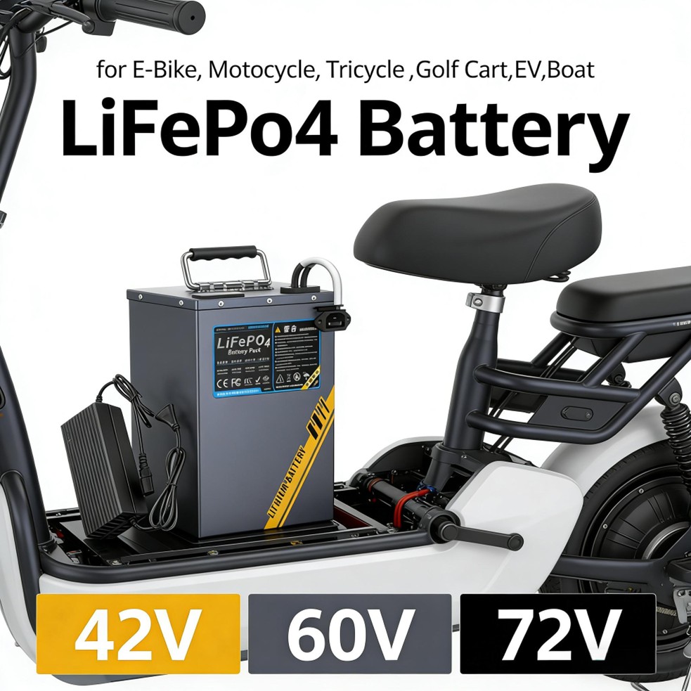 72V 30Ah Lifepo4 Battery Pack - Lange levensduur 48V 60V 72V LifePO4