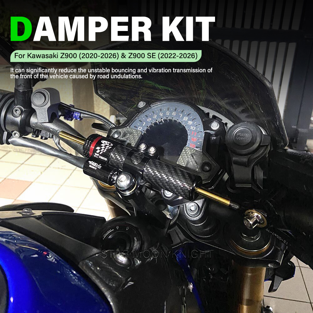 Steering Damper Stabilizer Kit Cnc - Nieuwe Motorcycle CNC Stuurdemper Stabiliseren Dempers