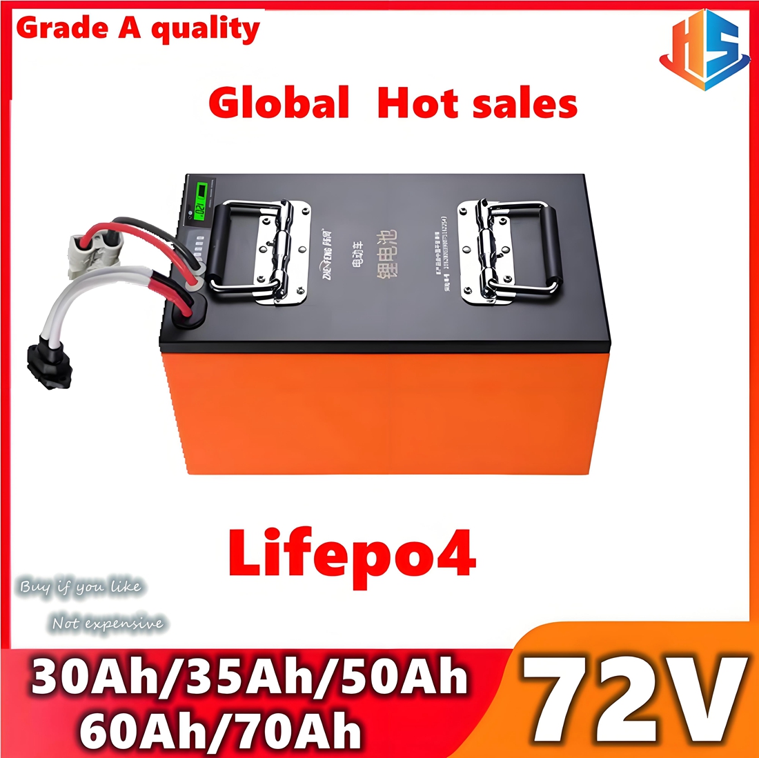 72V 30Ah Lifepo4 Battery Pack - Scooter EV 72V 50Ah 60AH 35AH