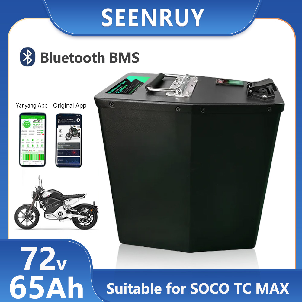 72V 30Ah Lifepo4 Battery Pack - Seenruy Super SOCO Batterij 72V 65AH