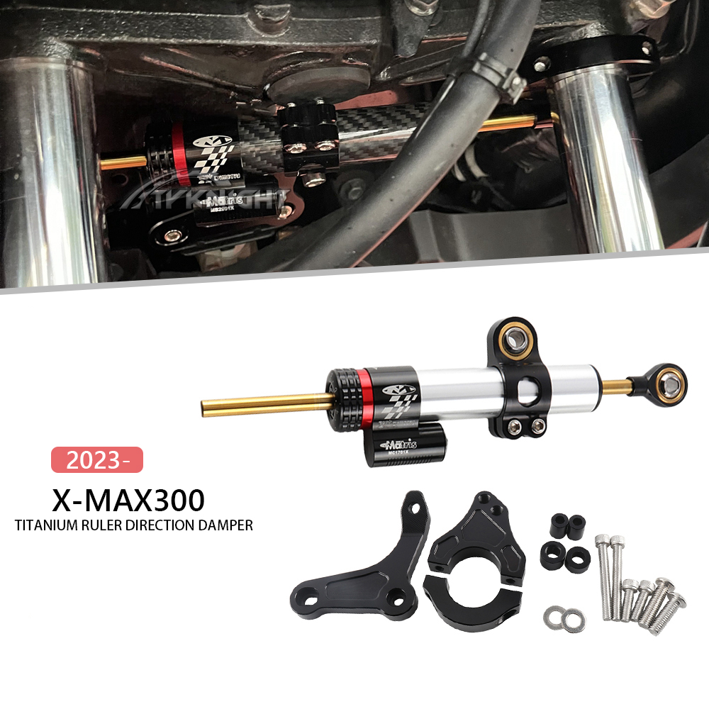 Steering Damper Stabilizer Kit Cnc - Voor Yamaha XMAX 300 X-MAX 300