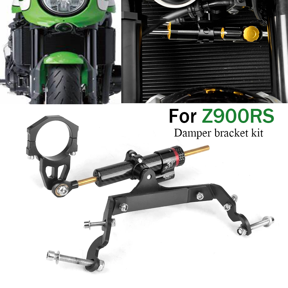 Steering Damper Stabilizer Kit Cnc - Voor Kawasaki Z900RS z900rs Z900RS 2018-2024