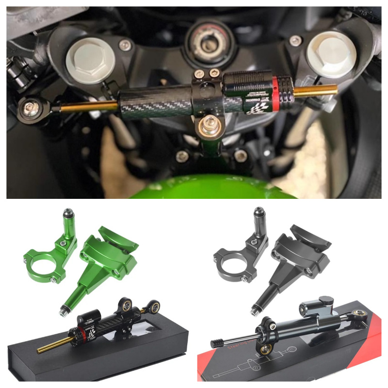 Voor Kawasaki 500 2024-Motorfi - Steering Damper Stabilizer Kit Cnc recensie en prijs