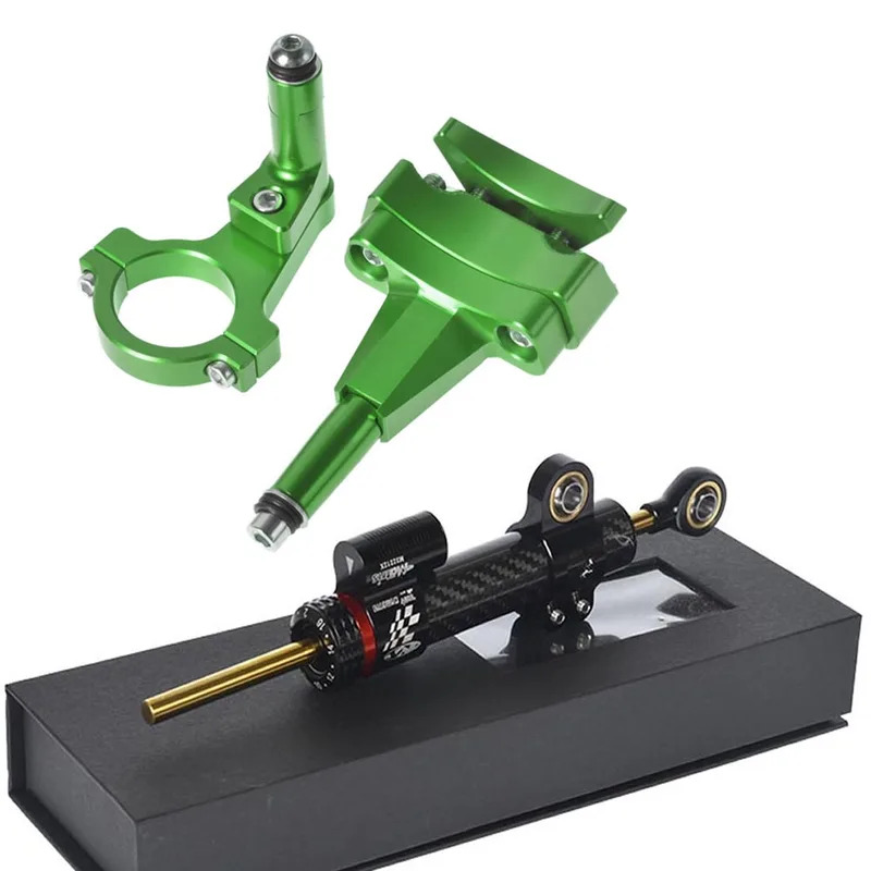 Voor Kawasaki 500 2024-Motorfi - Steering Damper Stabilizer Kit Cnc recensie en prijs