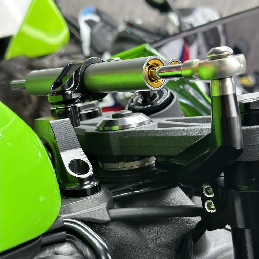 Voor Kawasaki Ninja ZX 6R ZX-6 - Steering Damper Stabilizer Kit Cnc recensie en prijs
