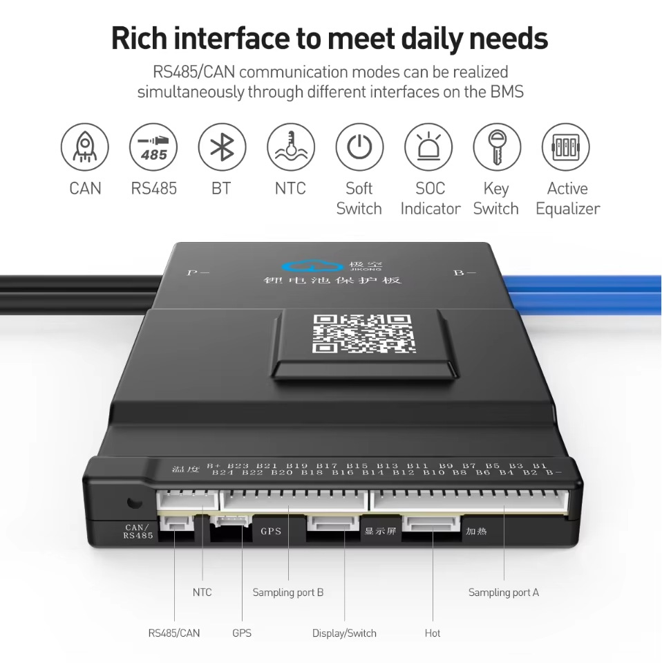JK BMS Active Balance 150A 1A  - Smart Bms 20S 72V 150A Bluetooth recensie en prijs
