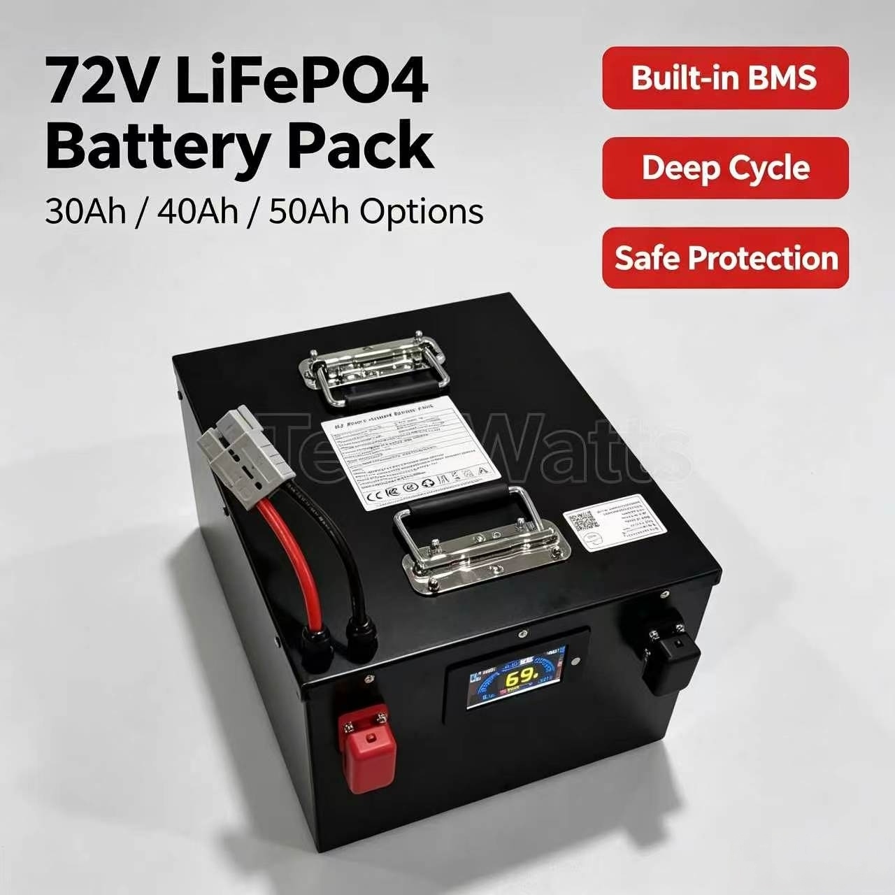 72v 30Ah 30A 40Ah 40A 50Ah 50A - 72V 30Ah Lifepo4 Battery Pack recensie en prijs