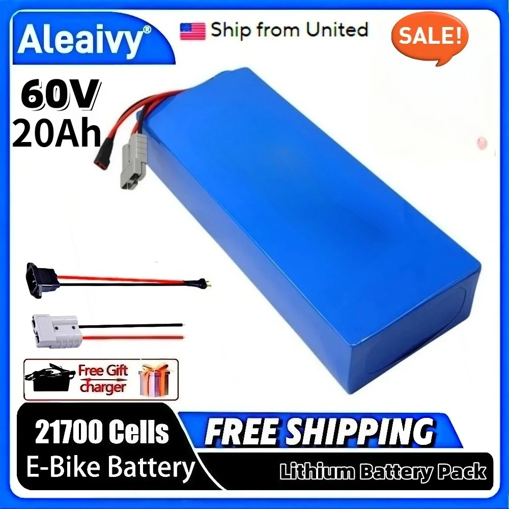 16S6P Aleaivy 60V 20Ah lithium - 60V 30Ah 21700 Battery Pack recensie en prijs