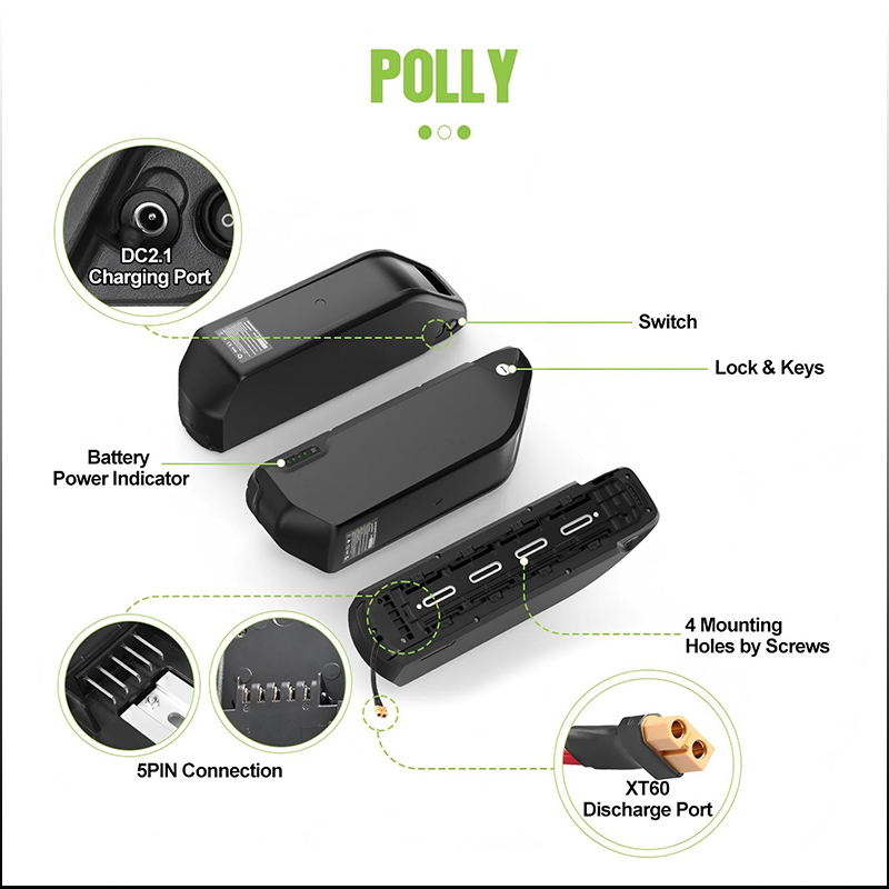 72V 40Ah Polly E-bike accu 217 - 60V 30Ah 21700 Battery Pack recensie en prijs