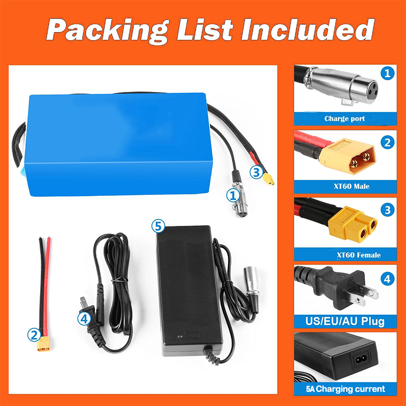 48V 20Ah 30Ah 40Ah 50Ah 21700  - 60V 30Ah 21700 Battery Pack recensie en prijs
