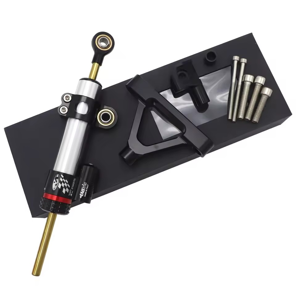 Voor Kawasaki ZX10R 04-05 Raci - Steering Damper Stabilizer Kit Cnc recensie en prijs